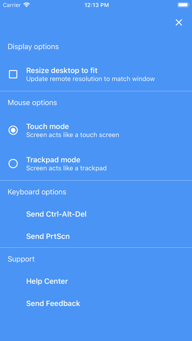 Chrome Remote Desktop Screenshots