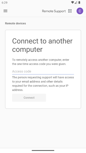 Chrome Remote Desktop Screenshots