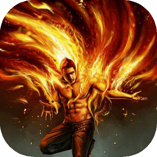 Burning hero live wallpaper