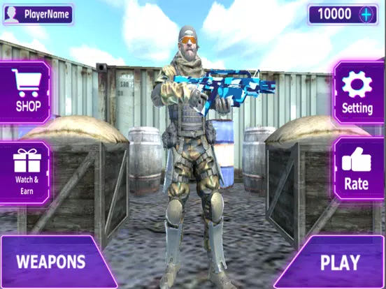 Tangkapan layar Battle Enemy: Commando Strike iPad 