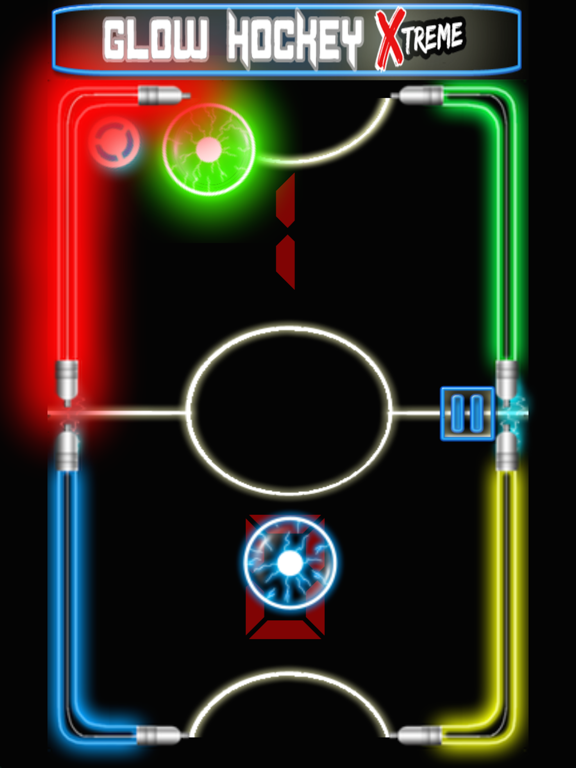 Screenshot di Glow Hockey Extreme iPad 
