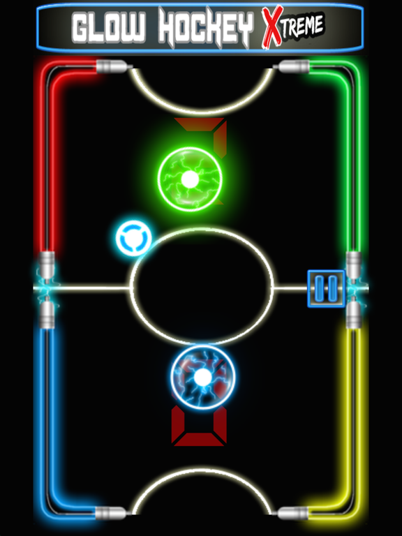 Screenshot di Glow Hockey Extreme iPad 