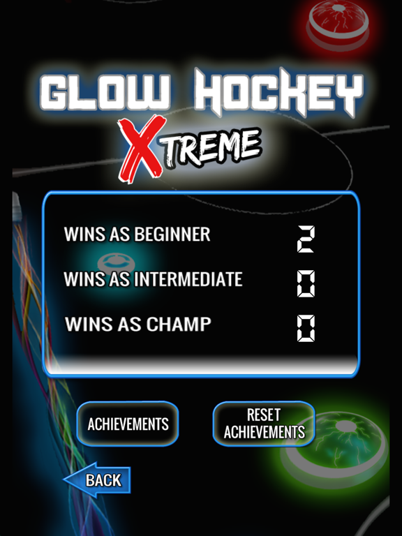 Screenshot di Glow Hockey Extreme iPad 