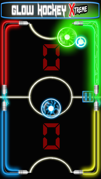 Screenshot di Glow Hockey Extreme