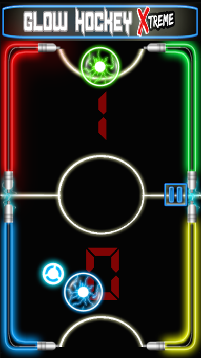 Screenshot di Glow Hockey Extreme
