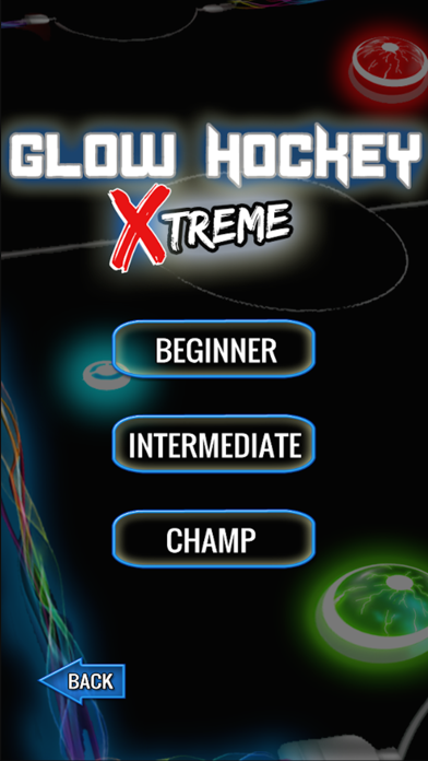 Screenshot di Glow Hockey Extreme