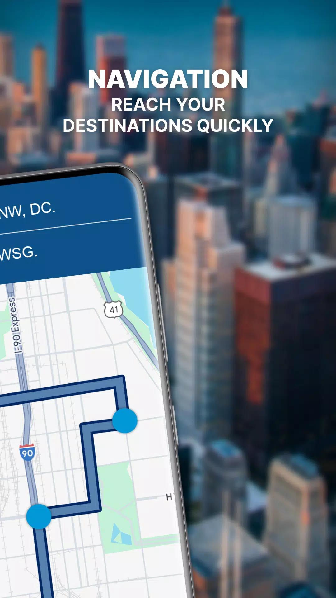 GPS Navigation: Road Map Route應用截圖