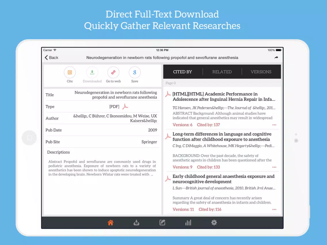 GoScholar for Google Scholar IPA for iOS Download - PGYER IPAHUB