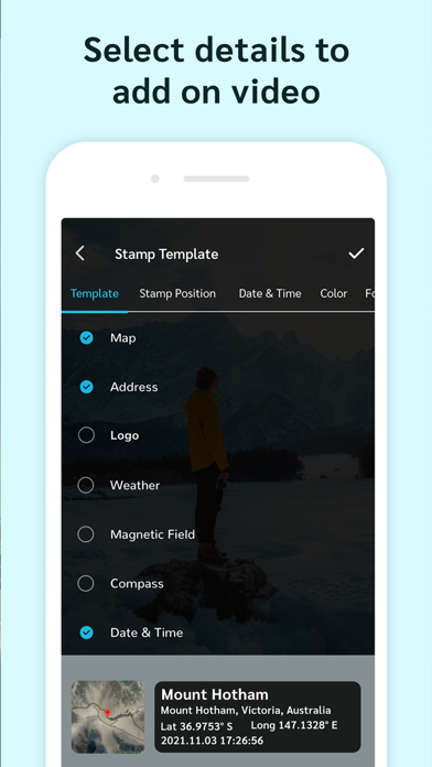 GPS Video Camera: Video Geotag Screenshots