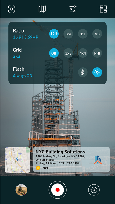 GPS Video Camera: Video Geotag Screenshots