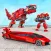 Dino Robot Transform Limo Car