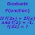 Graduate Function Practice