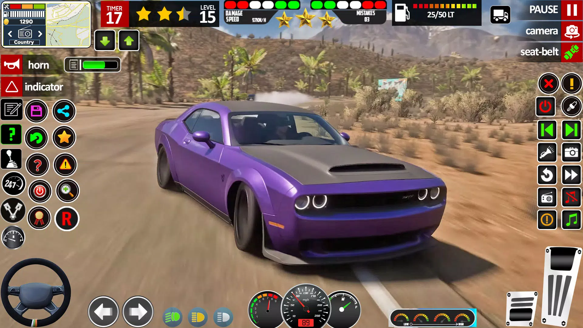 School Driving Sim Car Game 3D Screenshots