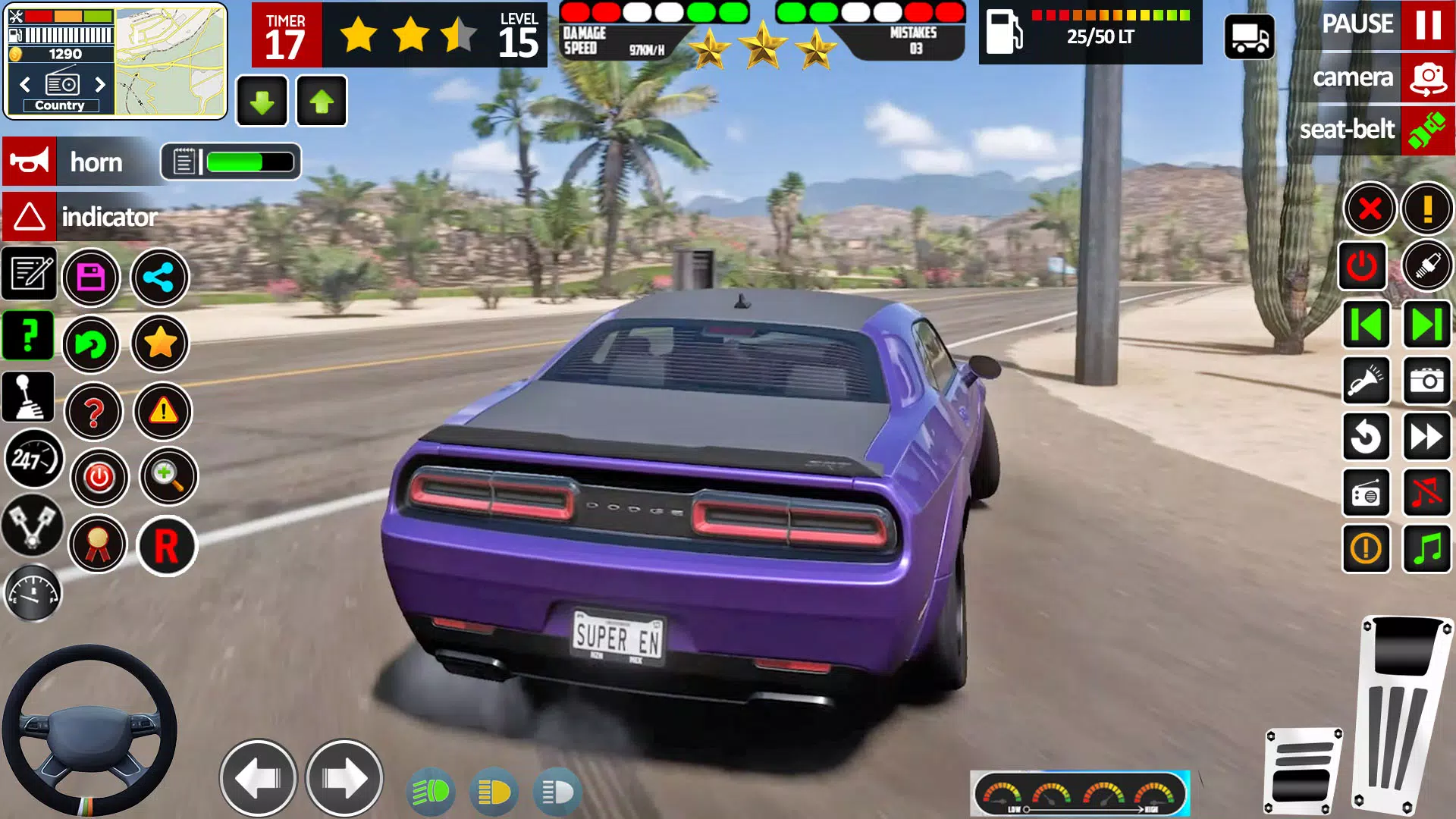 School Driving Sim Car Game 3D Screenshots