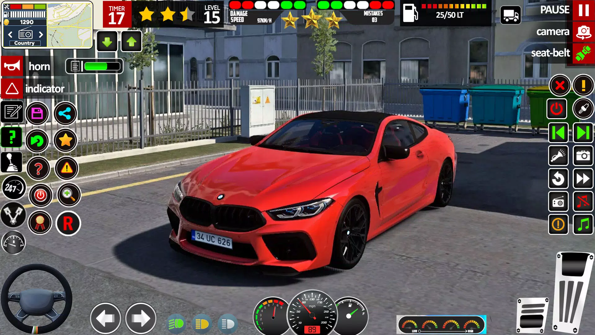 School Driving Sim Car Game 3D Screenshots