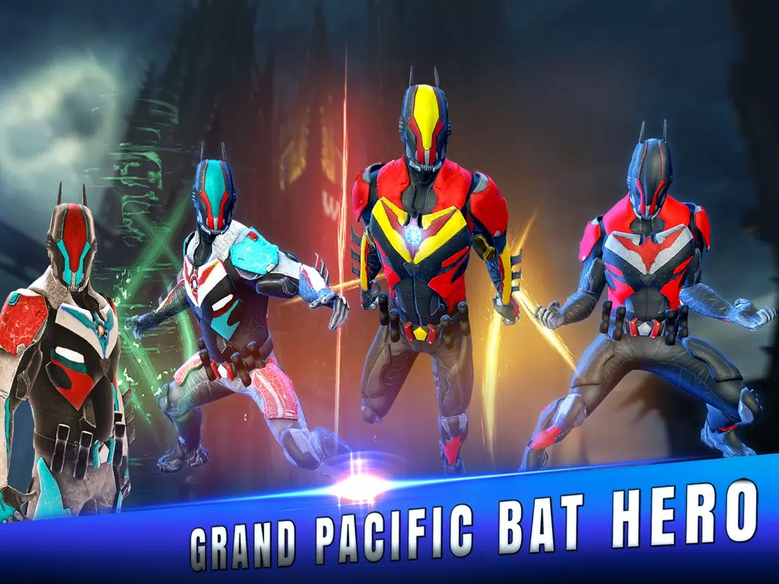 Capturas de pantalla de Superhero Flying Robot Rescue iPad 