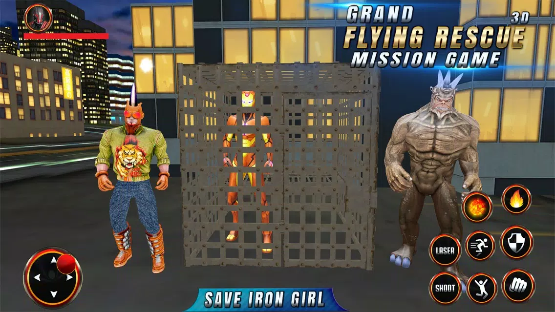 Capturas de pantalla de Superhero Flying Robot Rescue