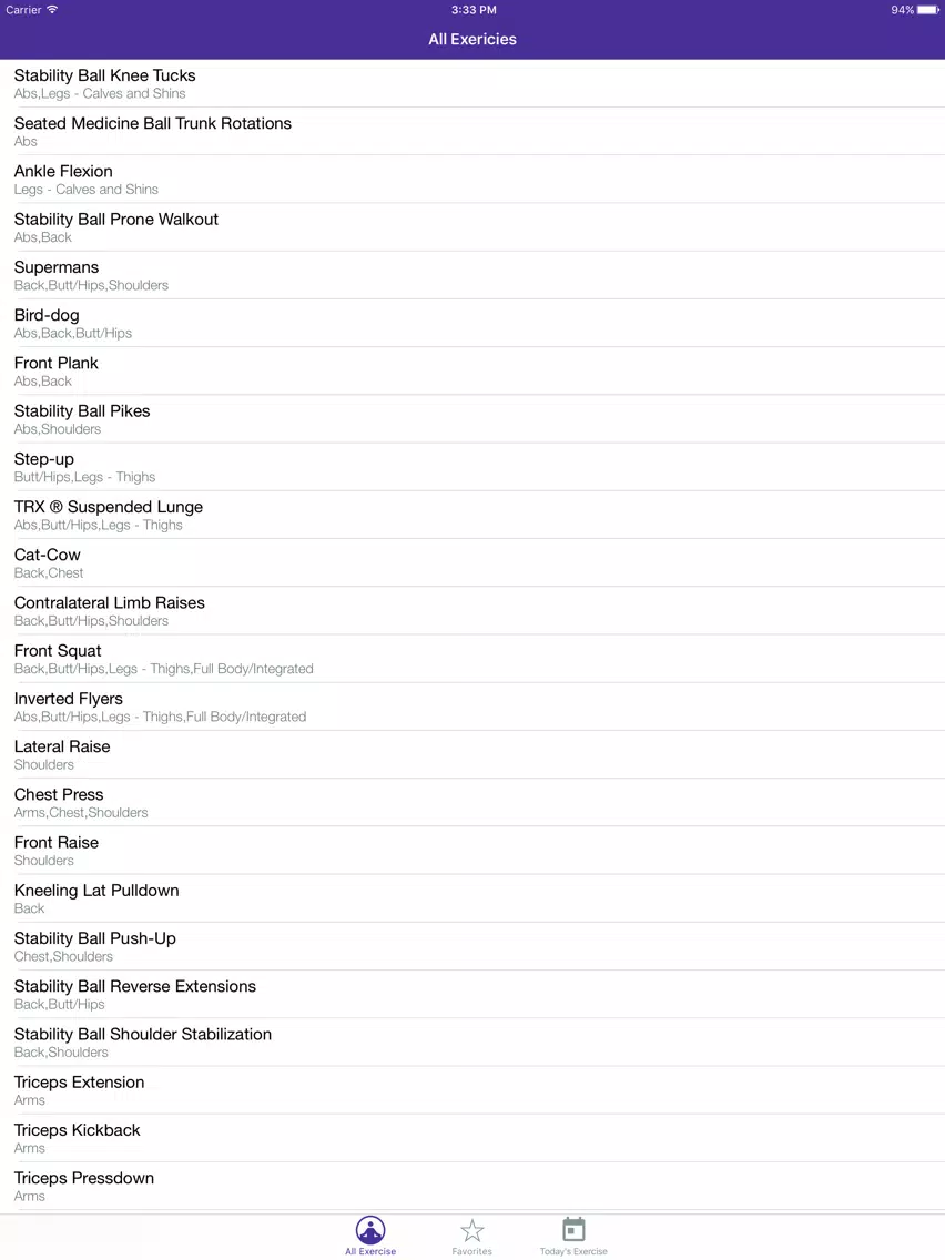 Fitness Trainer:Gym Workout Exercise, Home Trainer iPad Screenshots