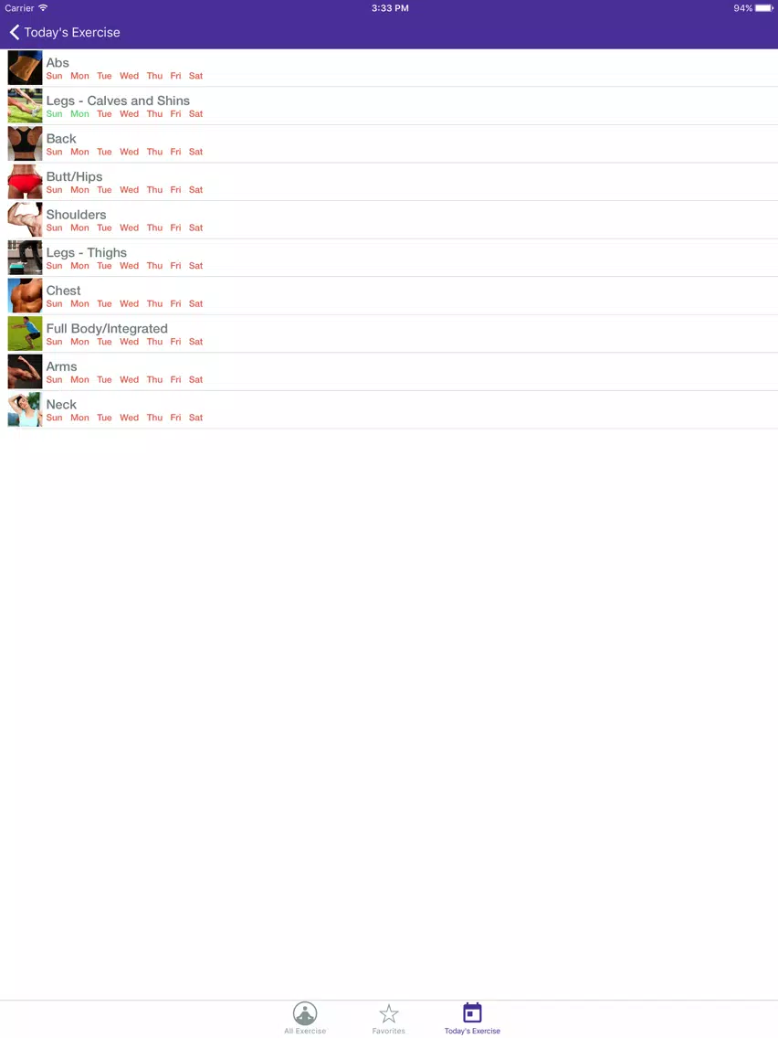 Fitness Trainer:Gym Workout Exercise, Home Trainer iPad Screenshots