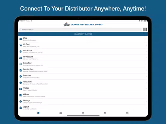 Granite City Electric Supply iPad Screenshots