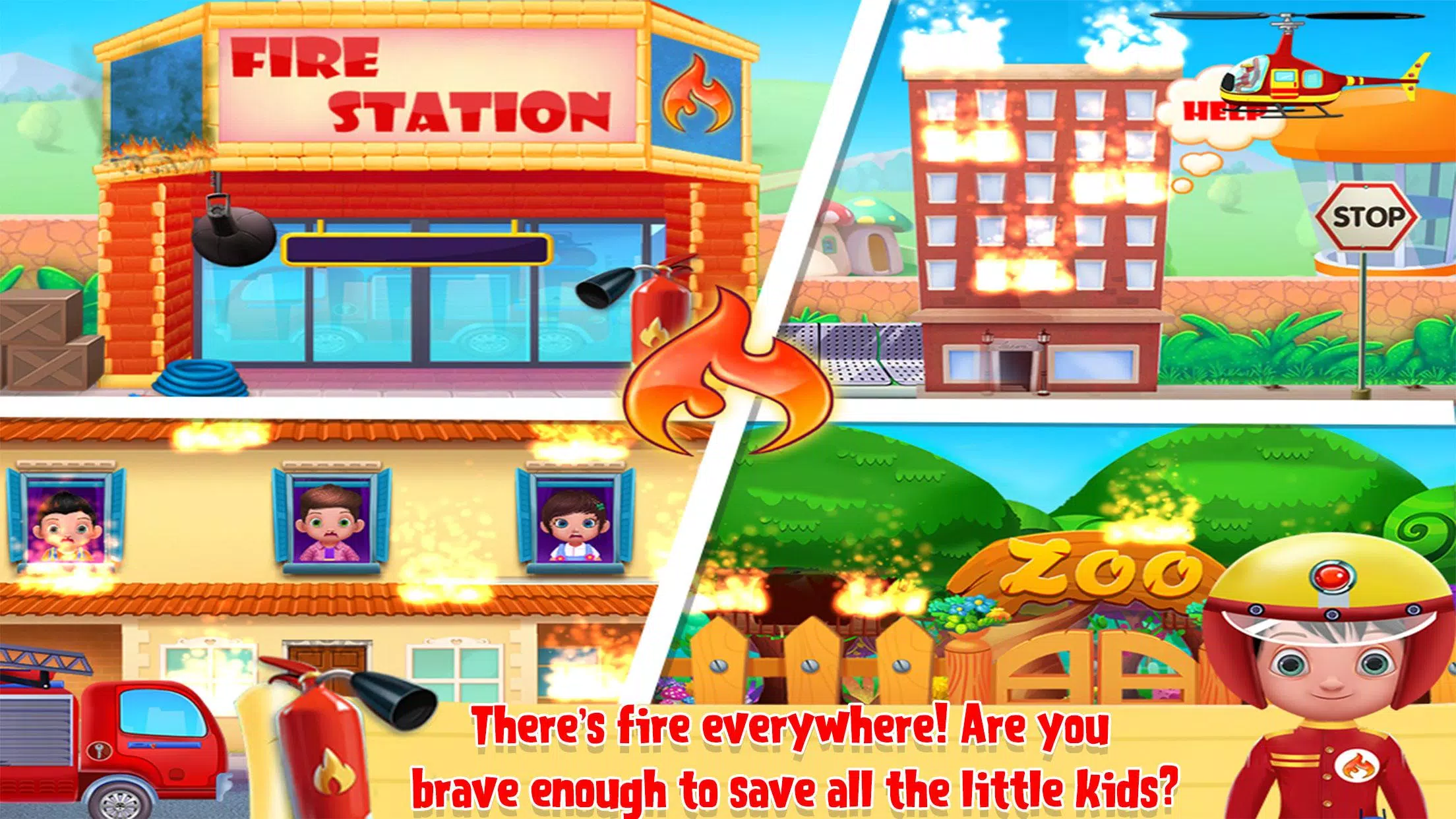 Firefighters City Fire Rescue Screenshots