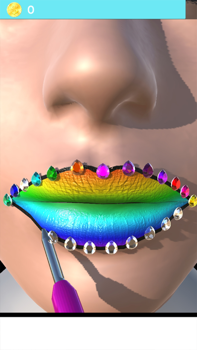 Lip Art Lipstick Makeup Game应用截图