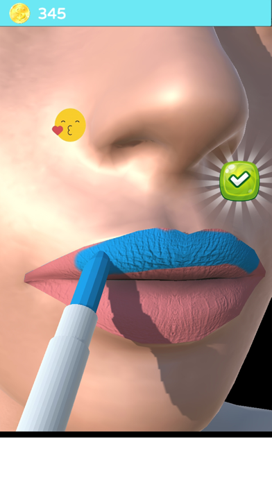 Lip Art Lipstick Makeup Game应用截图