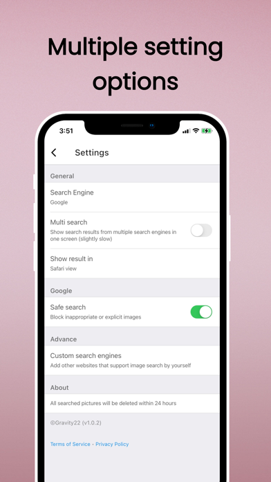Search By Image: Multi Engines Screenshots