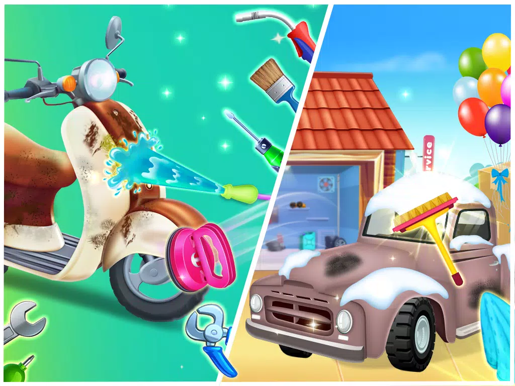 Truck wash games for boys Screenshots