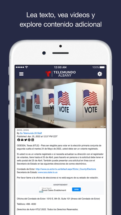 Telemundo Albany WALB-SP Screenshots