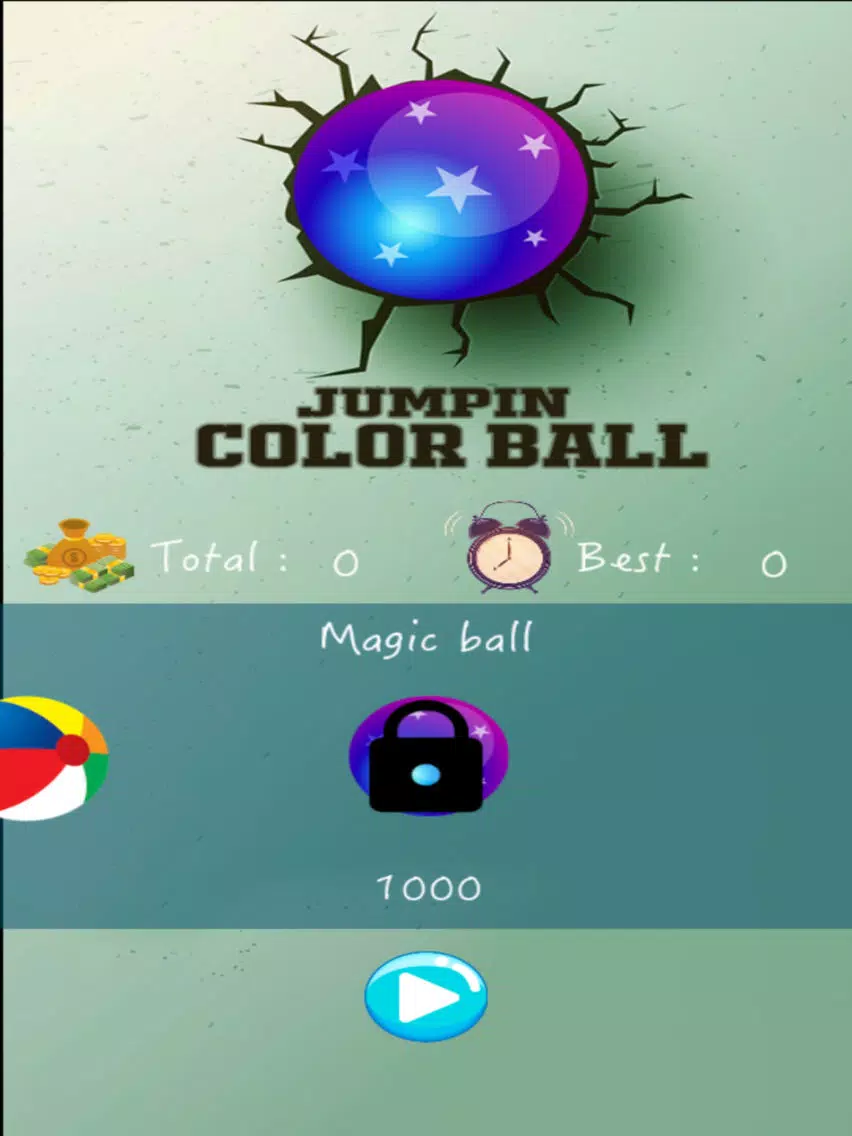 Ảnh chụp màn hình của Jumping Color Ball iPad 