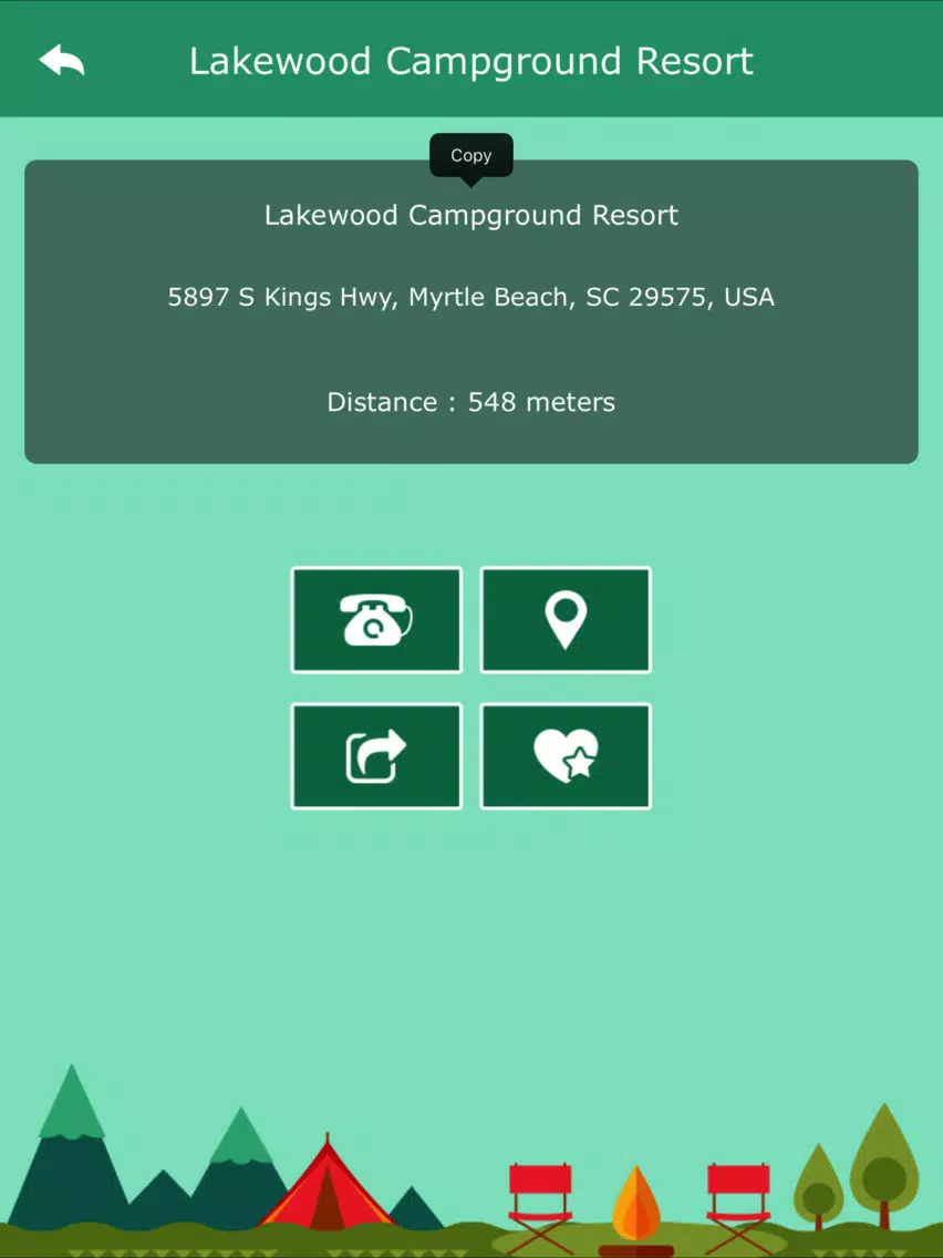 South Carolina Camping iPad Screenshots