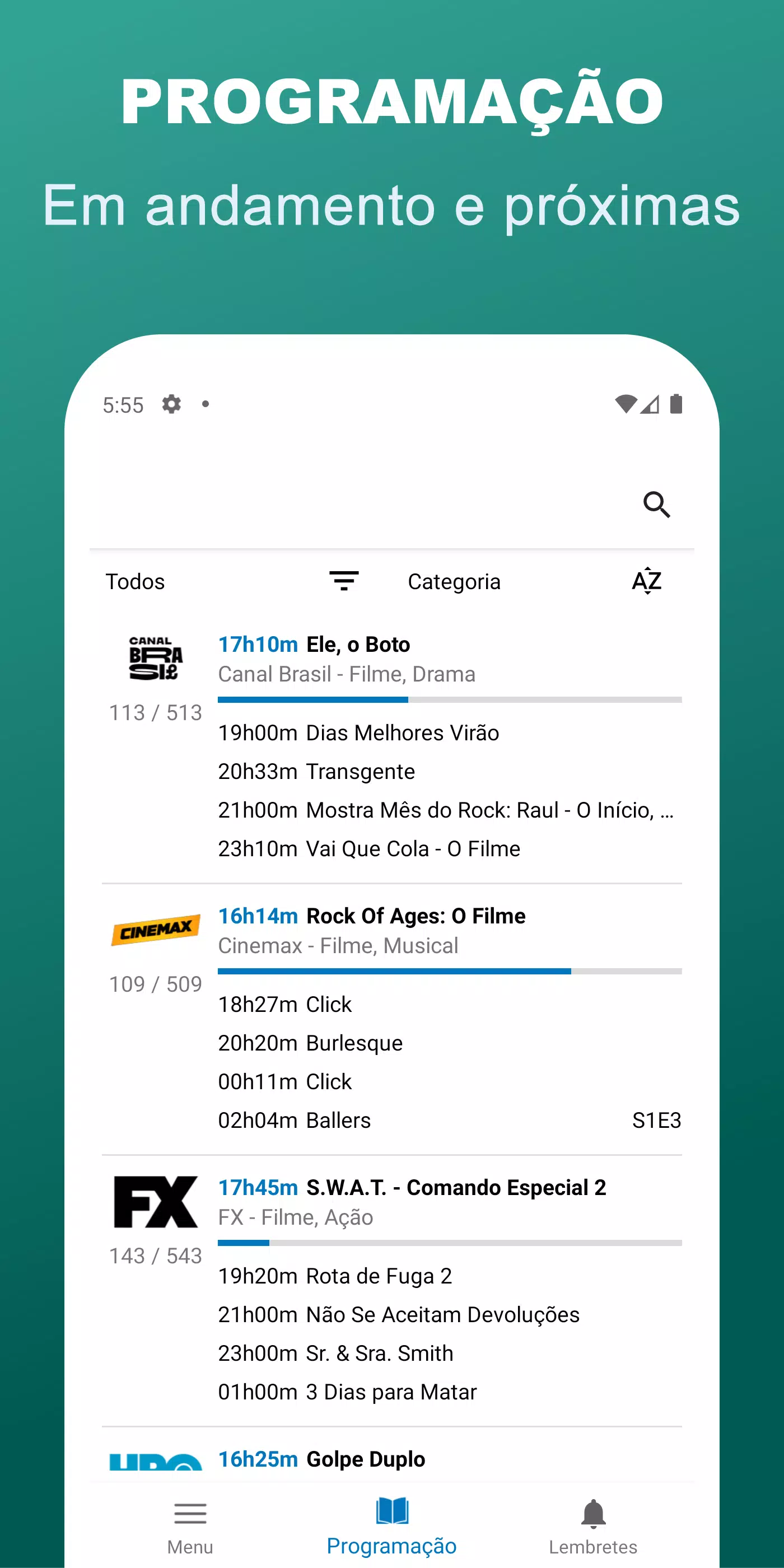 Guia TV Programação de Canais Screenshots