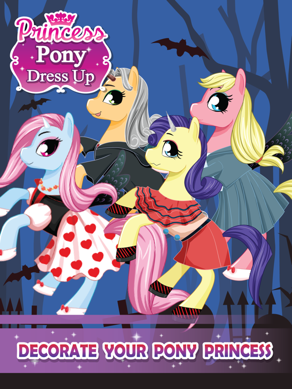 Pony Princess Characters DressUp For MyLittle Girl iPad 应用截图