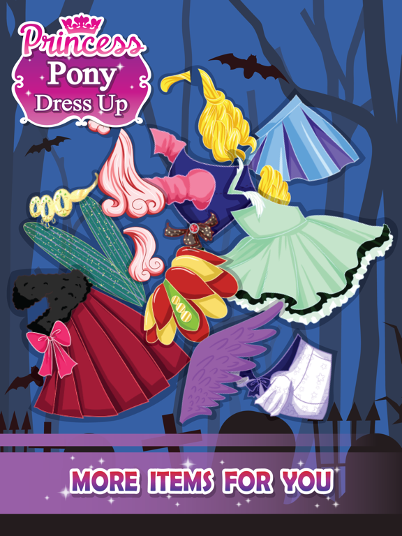 Pony Princess Characters DressUp For MyLittle Girl iPad 应用截图