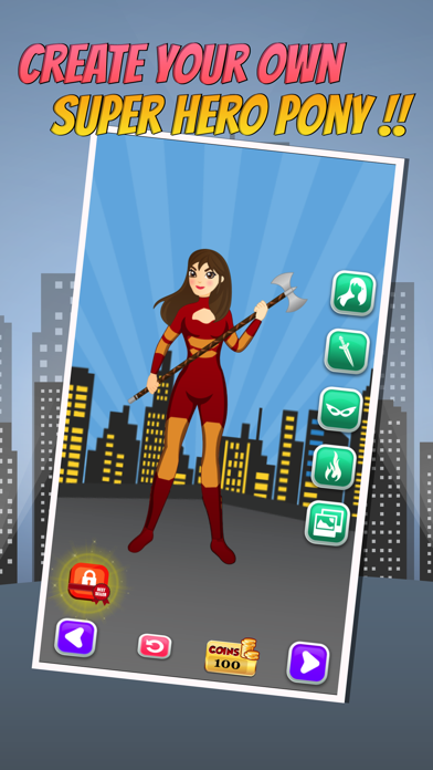 Tangkapan layar Pony Girl DressUp - My Little Super Hero Equestria