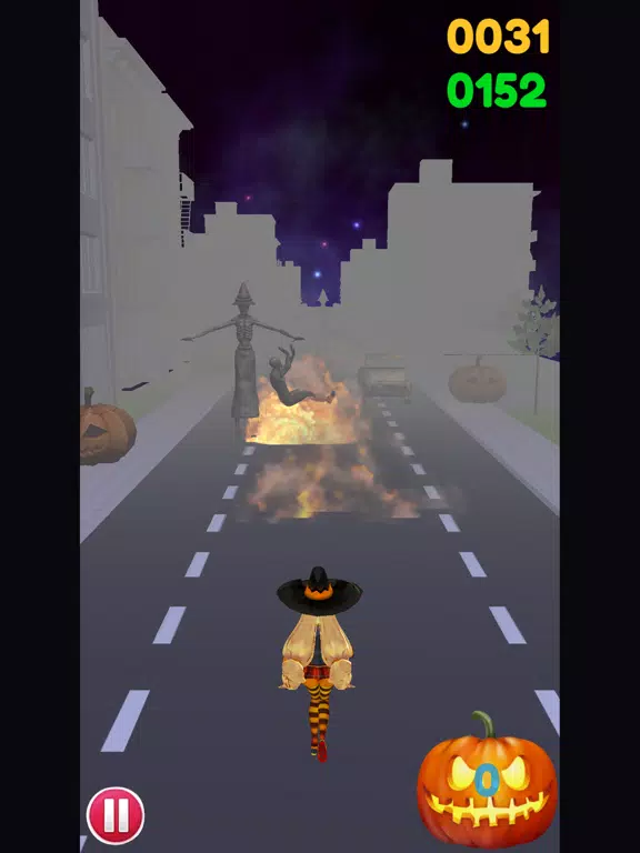 Running Halloween Zombie City iPad Screenshots