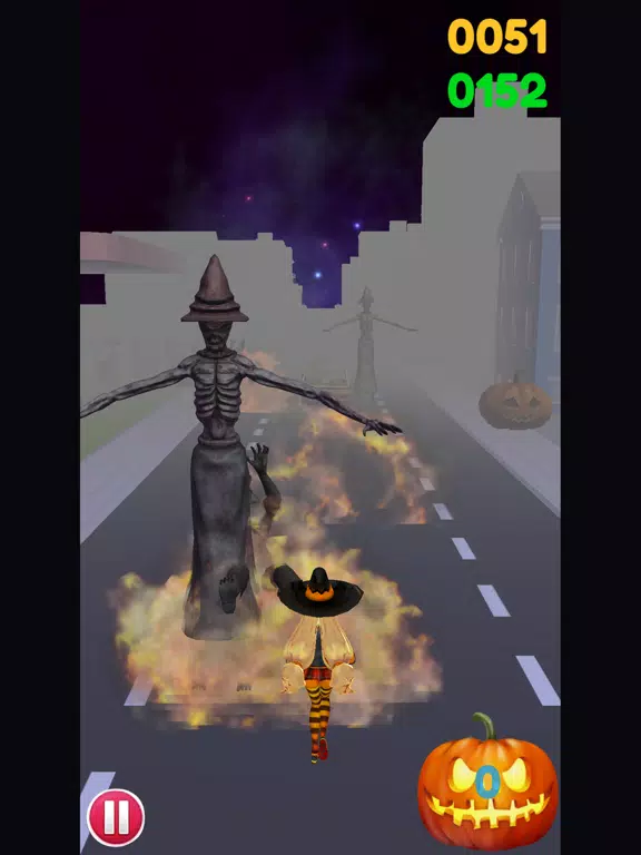 Running Halloween Zombie City iPad Screenshots