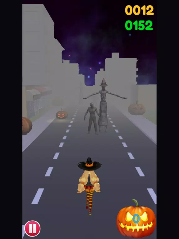 Running Halloween Zombie City iPad Screenshots