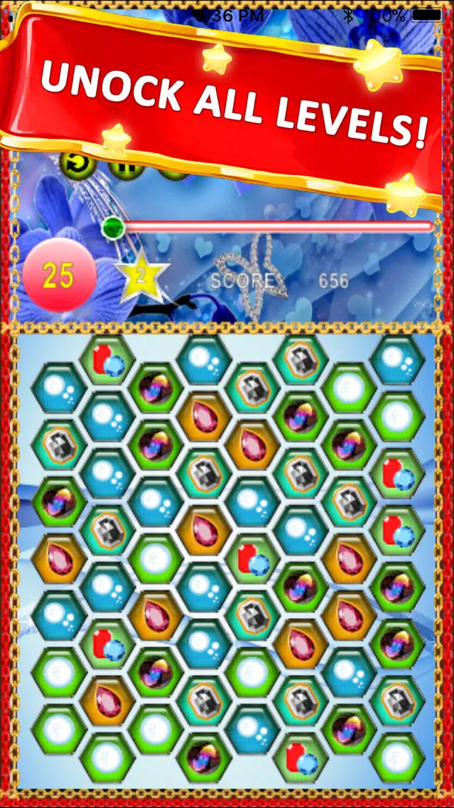 Diamond Drop - A Match 3 Games Screenshots