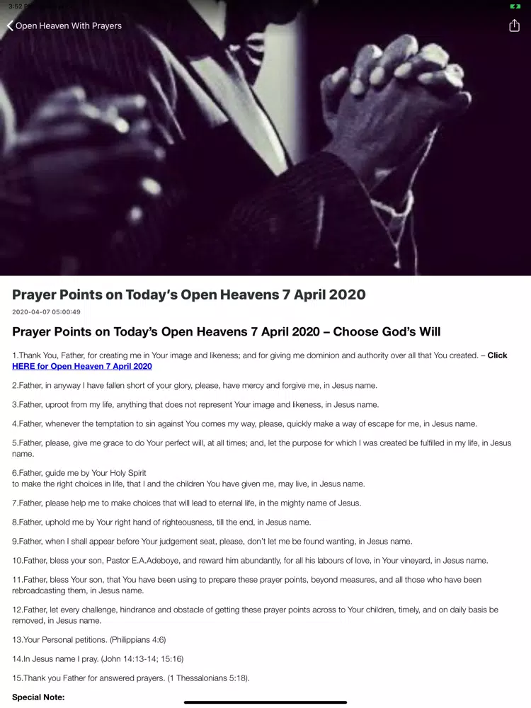 Daily Devotional Plus iPad Screenshots