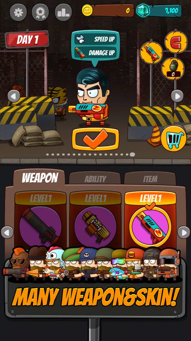 Capturas de tela do Survival Zombie Hunter