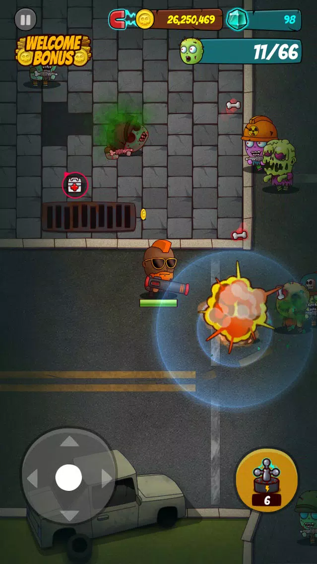 Capturas de tela do Survival Zombie Hunter