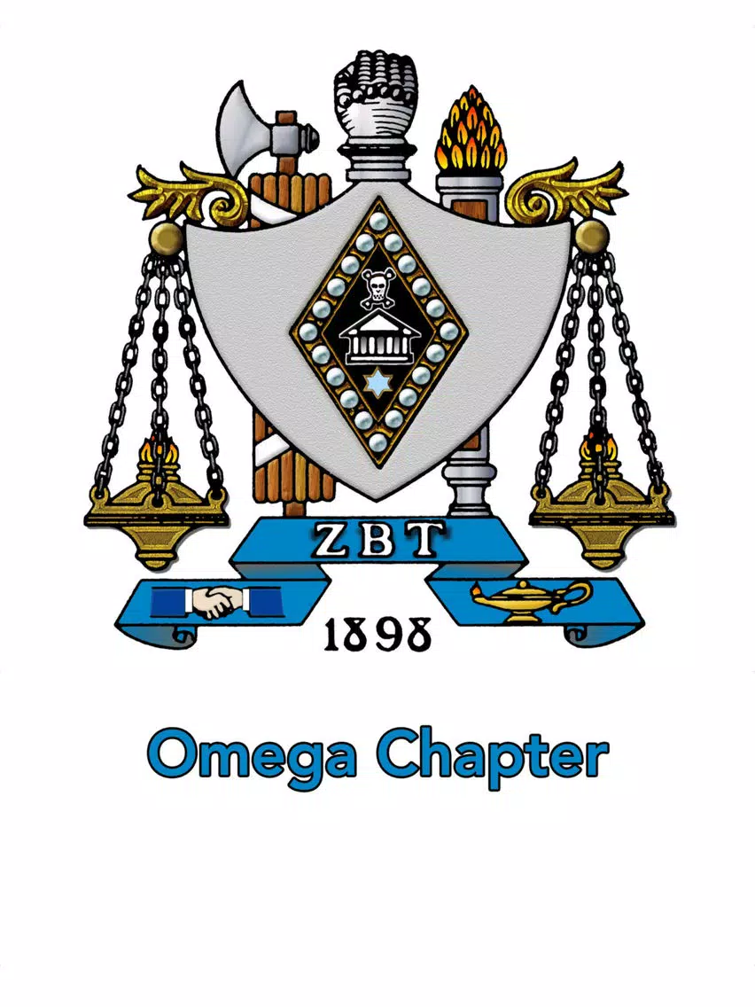 Tangkapan skrin Zeta Beta Tau Omega Chapter iPad