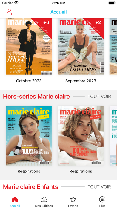 Marie Claire France Screenshots
