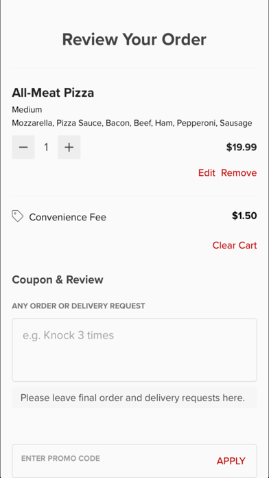 Sam's Pizza and Subs Screenshots
