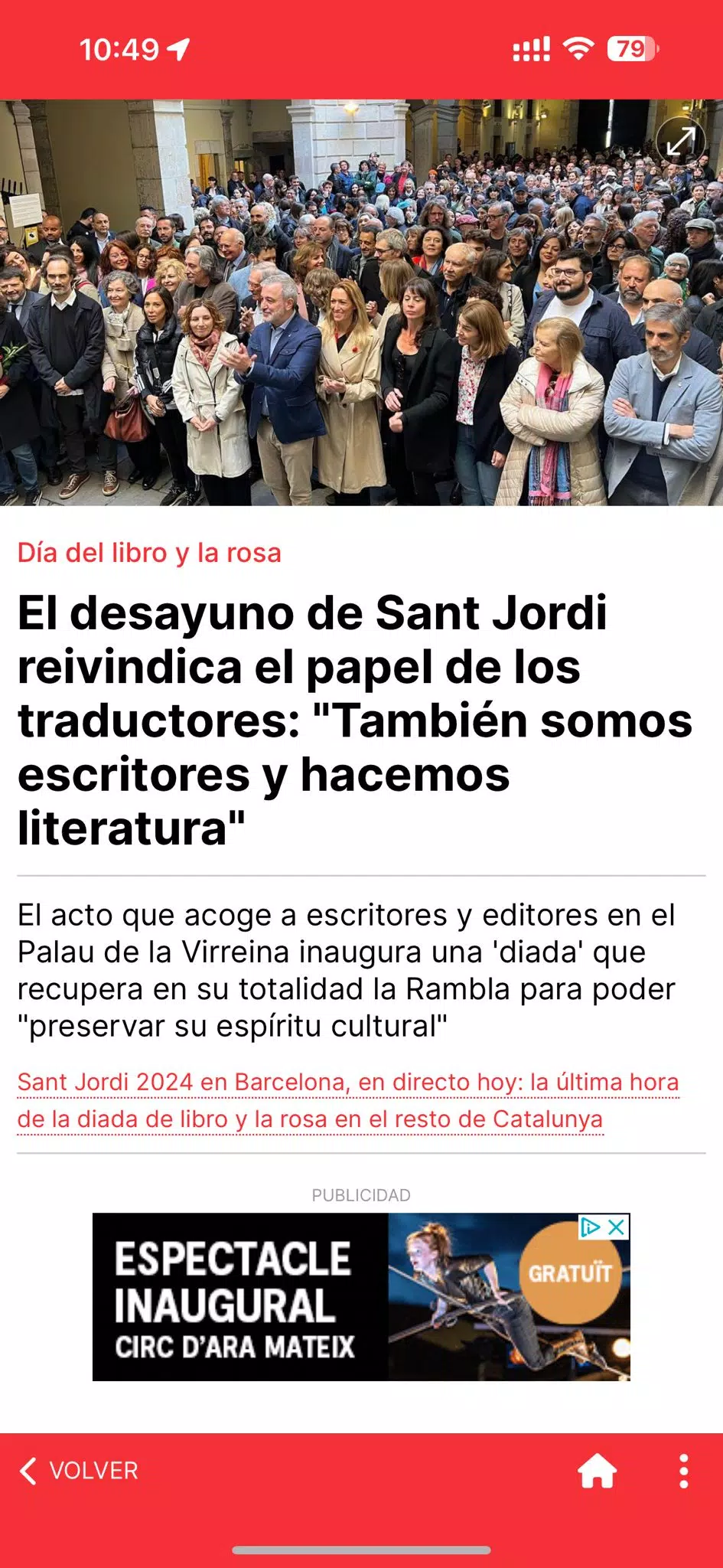 Capturas de pantalla de EL PERIÓDICO