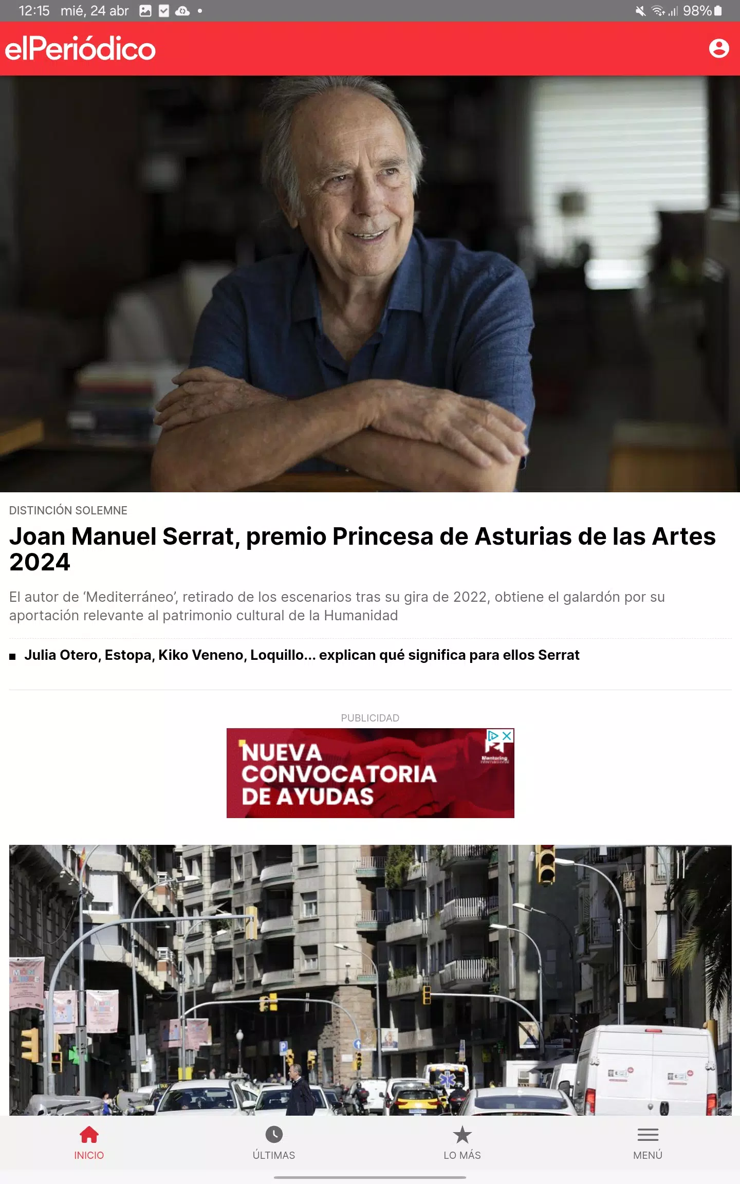 Capturas de pantalla de EL PERIÓDICO