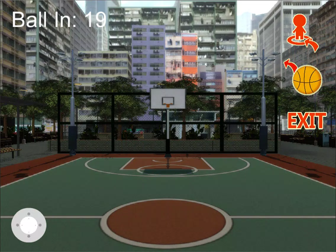 One-Person Basketball Court iPad 应用截图