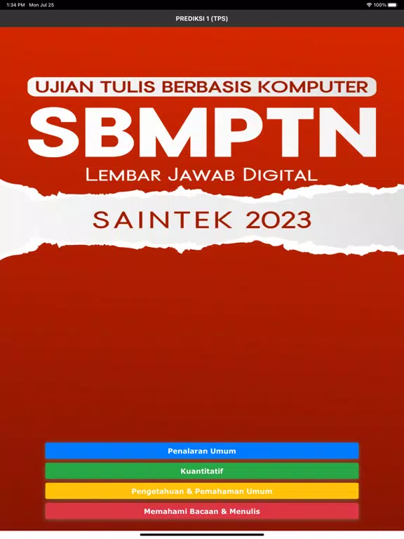 LJD SS UTBK SAINTEK 2023 iPad Screenshots